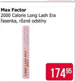 Teta Max Factor 2000 Calorie Long Lash Era řasenka nabídka