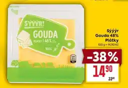 Billa Sýýýr Gouda 48% Plátky nabídka