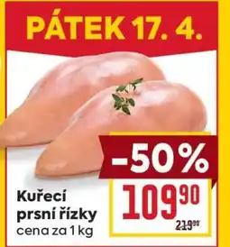 Billa Kuřecí prsní řízky nabídka