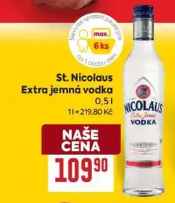 Billa St. Nicolaus Extra jemná vodka nabídka