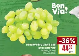 Billa Hrozny révy vinné bílé bezsemenné nabídka