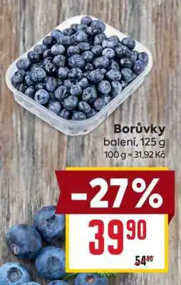 Billa Borůvky nabídka