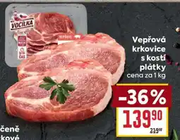 Billa Vepřová krkovice s kostí – plátky • nabídka