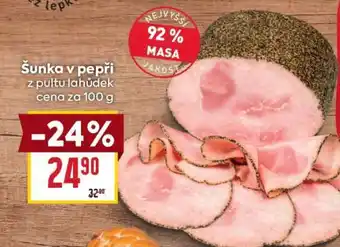 Billa Šunka v pepři nabídka