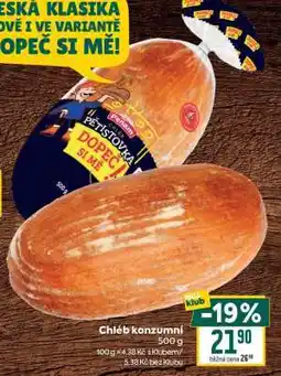 Billa Chléb konzumní nabídka