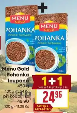 Billa Menu Gold Pohanka loupaná nabídka
