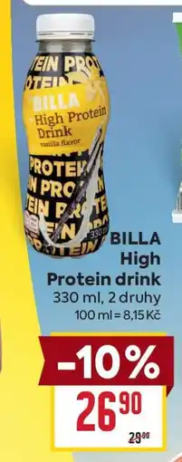 Billa BILLA High Protein drink nabídka