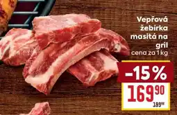 Billa Vepřová žebírka masitá na gril nabídka