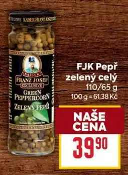 Billa FJK Pepř zelený celý nabídka