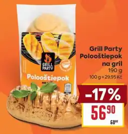 Billa Grill Party Pološtiepok na gril nabídka