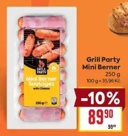 Billa Grill Party Mini Berner nabídka