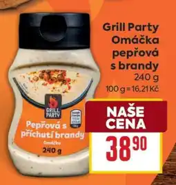 Billa Grill Party Omáčka pepřová s brandy nabídka