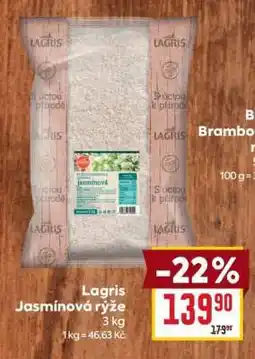 Billa LAGRIS JASMÍNOVÁ RÝŽE nabídka