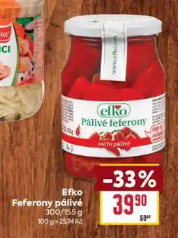 Billa Efko Feferony pálivé nabídka