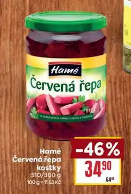 Billa Hamé Červená řepa kostky nabídka