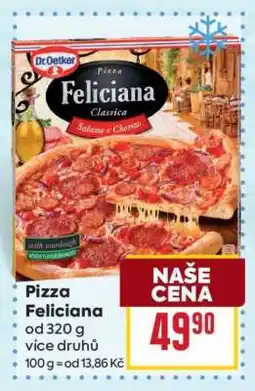 Billa Pizza Feliciana nabídka