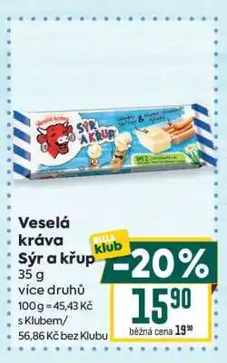 Billa Veselá kráva Sýr a Křup nabídka