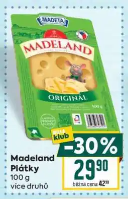 Billa Madeland plátky nabídka