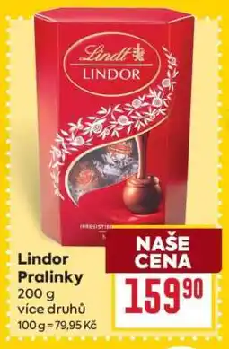Billa Lindor pralinky nabídka