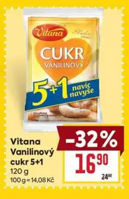 Billa Vitana Vanilinový cukr 5+1 nabídka