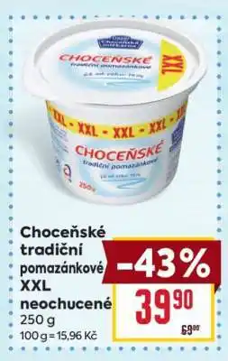 Billa Choceňské tradiční pomazánkové XXL neochucené nabídka