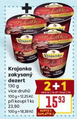 Billa Krajanka Zakysaný dezert nabídka