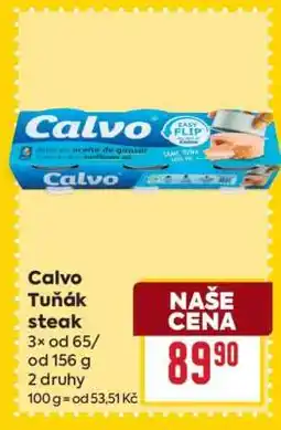 Billa Calvo Tuňák steak nabídka