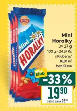 Billa Mini Horalky nabídka