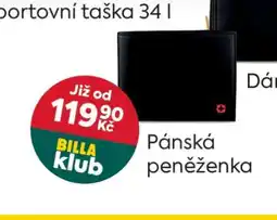 Billa Pánská peněženka nabídka