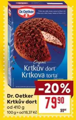 Billa Dr. Oetker Krtek dort nabídka