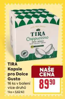 Billa TIRA Kapsle pro Dolce Gusto nabídka