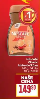 Billa Nescafé Classic nabídka