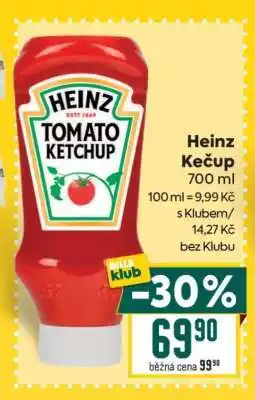 Billa HEINZ kečup nabídka