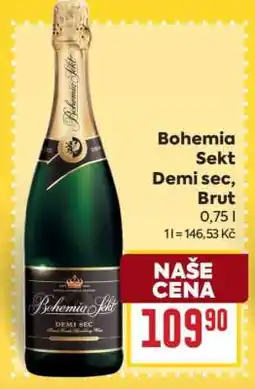 Billa Bohemia Sekt Demi sec, Brut nabídka