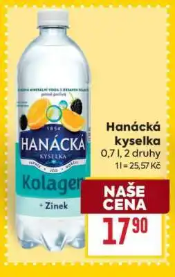Billa Hanácká kyselka nabídka