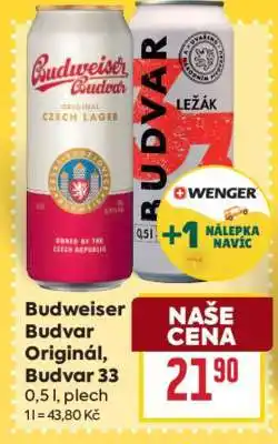Billa Budweiser Budvar Original Budvar 33 nabídka