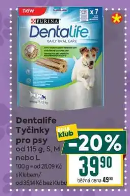 Billa Dentalife Tyčinky pro psy nabídka
