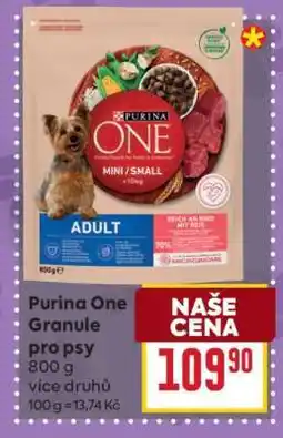 Billa PURINA ONE Granule pro psy nabídka