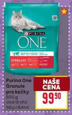 Billa Purina One Granule pro kočky nabídka
