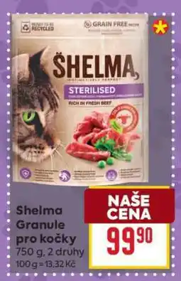 Billa Shelma granule pro kočky nabídka