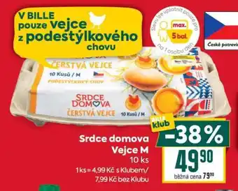 Billa Srdce domova Vejce M nabídka