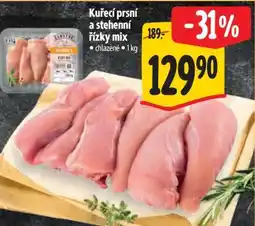 Albert Kuřecí prsí a stehenní řízky MIX nabídka