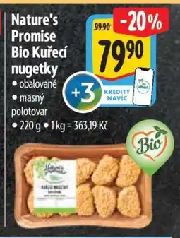 Albert Nature's Promise Bio Kuřecí nuggetky nabídka