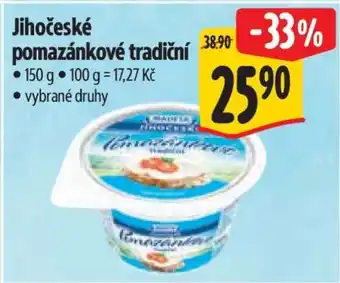 Albert Jihočeské Pomazánkové tradiční nabídka