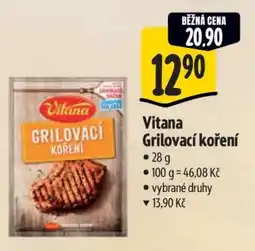 Albert Vitana Grilovací koření nabídka