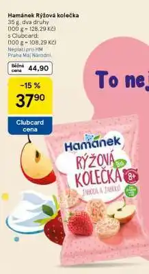 Tesco Hamánek Rýžová kolečka nabídka