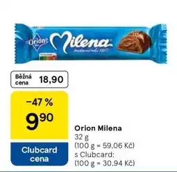 Tesco Orion Milena nabídka