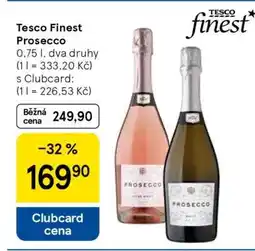 Tesco Tesco Finest Prosecco nabídka