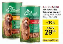 Tesco Pet Specialist Konzerva pro psy nabídka