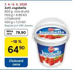 Tesco ZOTT JOGOBELLA nabídka